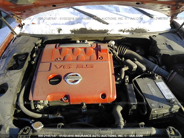 1N4BA41E35C831558 - 2005 NISSAN MAXIMA SE/SL RED photo 10