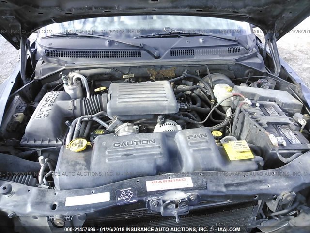 1B7HL2AN91S314946 - 2001 DODGE DAKOTA QUAD BLACK photo 10