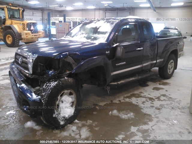 5TEUU42N95Z022981 - 2005 TOYOTA TACOMA ACCESS CAB Կապույտ լուսանկար 2