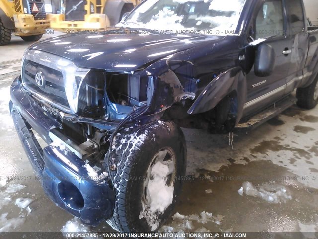 5TEUU42N95Z022981 - 2005 TOYOTA TACOMA ACCESS CAB Կապույտ լուսանկար 6