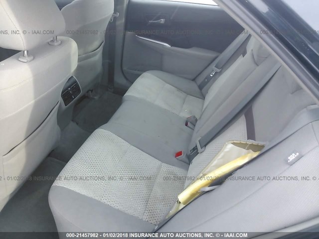 4T4BF1FK2DR310527 - 2013 TOYOTA CAMRY L/SE/LE/XLE Dark Blue photo 8