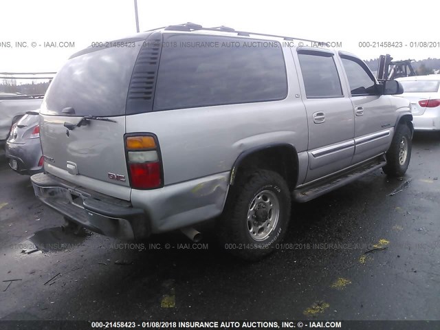 3GKGK26G66G108544 - 2006 GMC YUKON XL K2500 BEIGE photo 4