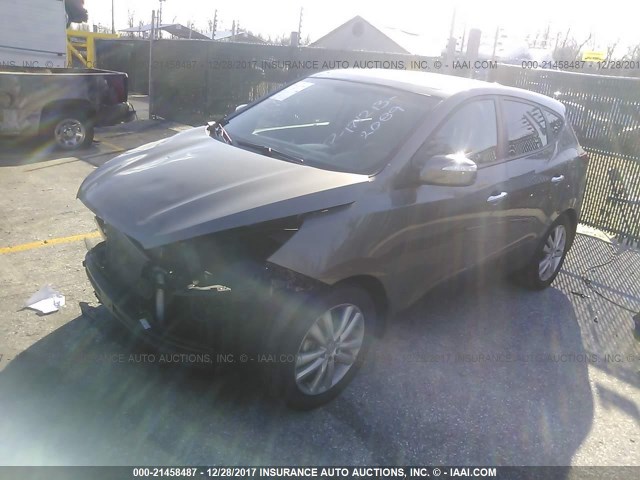 KM8JU3AC7DU634502 - 2013 HYUNDAI TUCSON GLS/LIMITED 棕色 照片 2