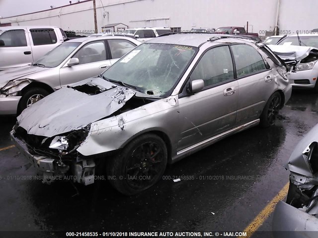 JF1GG74677G800562 - 2007 SUBARU IMPREZA WRX/LIMITED SILVER photo 2