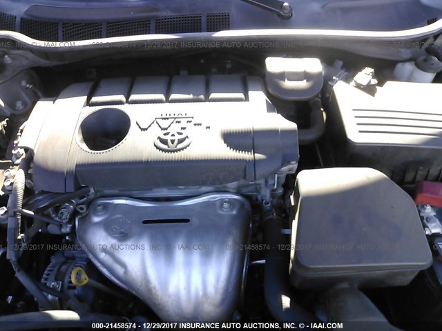 4T1BF3EK7BU230743 - 2011 TOYOTA CAMRY SE/LE/XLE Серый фото 10