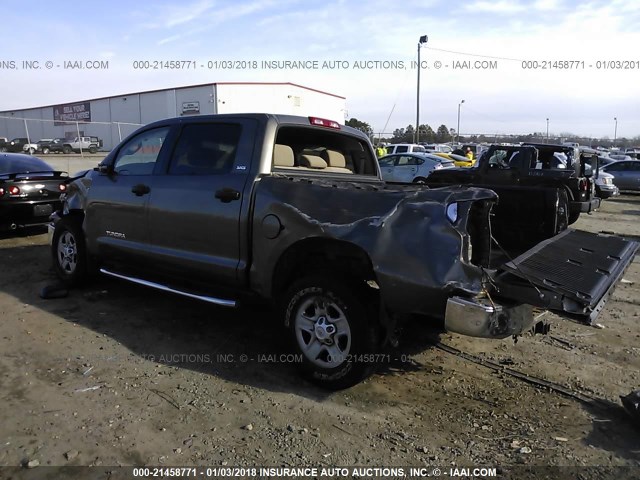 5TBEV54127S456203 - 2007 TOYOTA TUNDRA CREWMAX SR5 GOLD photo 3