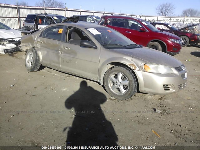 1B3EL46X26N174688 - 2006 DODGE STRATUS SXT TAN photo 1