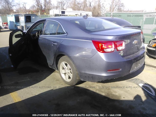 1G11C5SL3EF212677 - 2014 CHEVROLET MALIBU 1LT BLUE photo 3