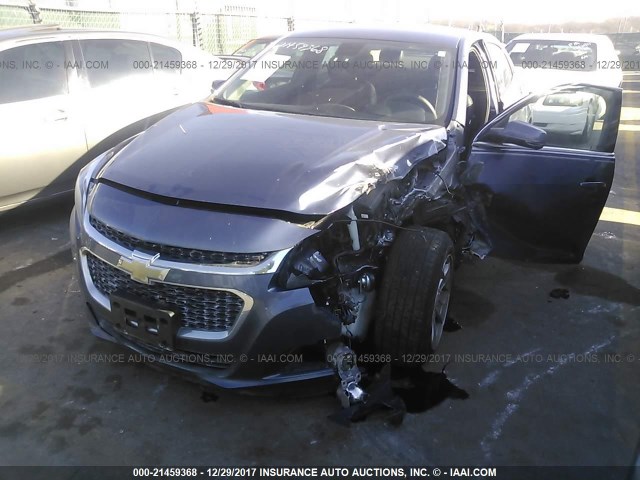 1G11C5SL3EF212677 - 2014 CHEVROLET MALIBU 1LT BLUE photo 6