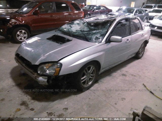 JF1GD29625G513390 - 2005 SUBARU IMPREZA WRX/VDT SILVER photo 2