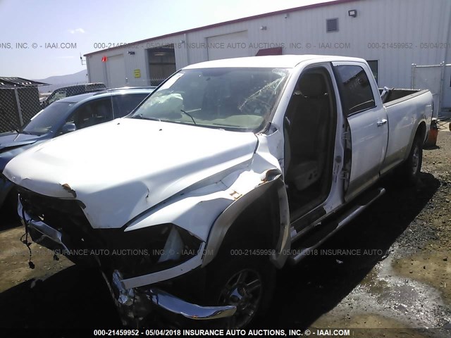 3D7TT2CT3BG541991 - 2011 DODGE RAM 2500 WHITE photo 2