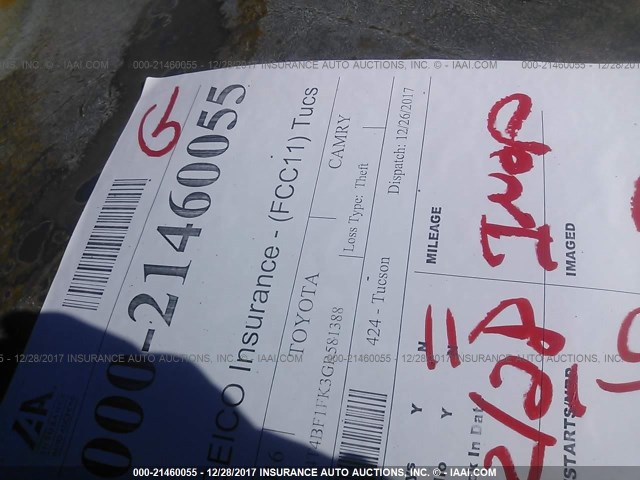 4T4BF1FK3GR581388 - 2016 TOYOTA CAMRY LE/XLE/SE/XSE BLACK photo 7