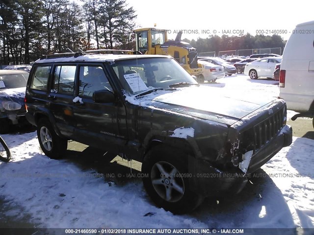1J4FF68S6XL535967 - 1999 JEEP CHEROKEE SPORT/CLASSIC მწვანე ფოტო 1