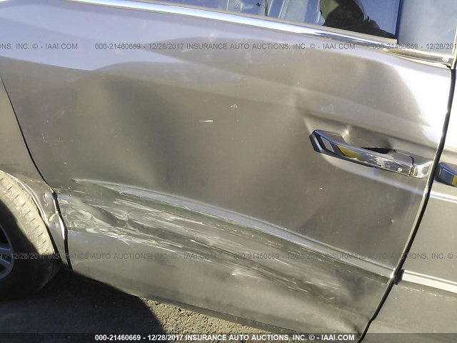 5FNRL5H64BB090018 - 2011 HONDA ODYSSEY EXL ნაცრისფერი ფოტო 6