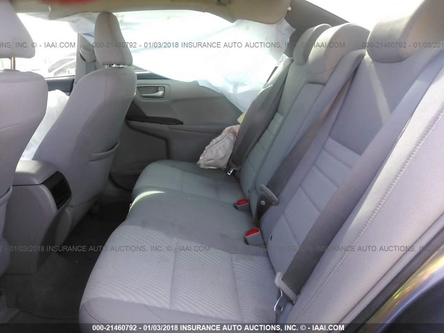 4T1BF1FK3HU696441 - 2017 TOYOTA CAMRY LE/XLE/SE/XSE GRAY photo 8