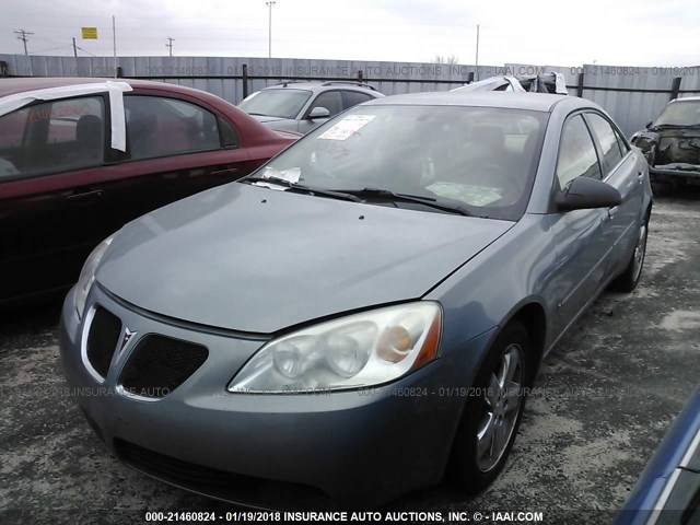 1G2ZH58N674237418 - 2007 PONTIAC G6 GT Light Blue photo 2