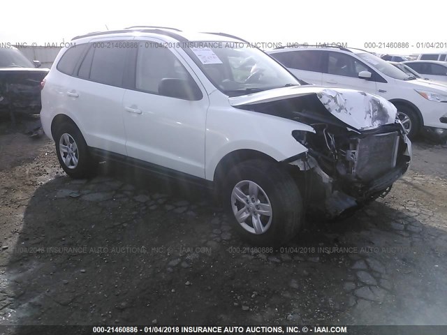 5NMSG73DX9H258423 - 2009 HYUNDAI SANTA FE GLS WHITE photo 1