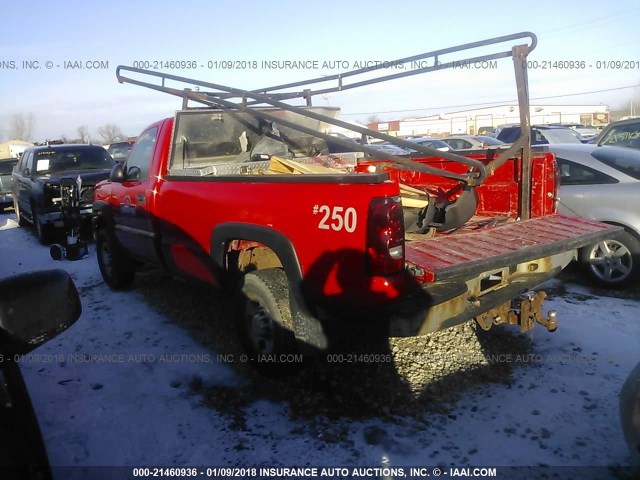 1GCHC24U07E196876 - 2007 CHEVROLET SILVERADO C2500 HEAVY DUTY RED photo 3