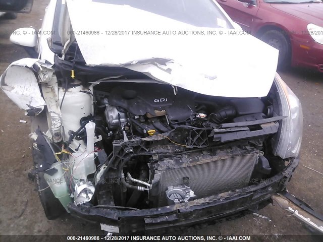 KNADN5A31C6028199 - 2012 KIA RIO EX/SX WHITE photo 6