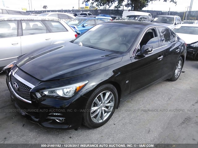 JN1BV7AP0EM687174 - 2014 INFINITI Q50 PREMIUM/SPORT BLACK photo 2