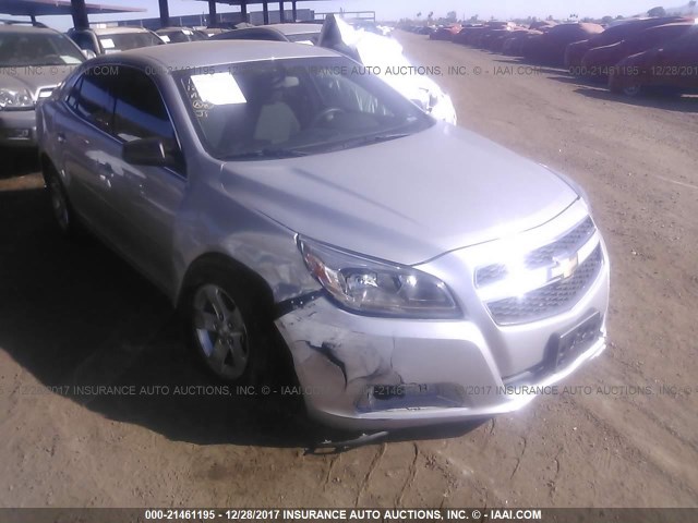 1G11B5SA8DF161502 - 2013 CHEVROLET MALIBU LS 银色 照片 1