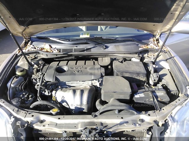 4T1BF3EK6BU617221 - 2011 TOYOTA CAMRY SE/LE/XLE GOLD photo 10