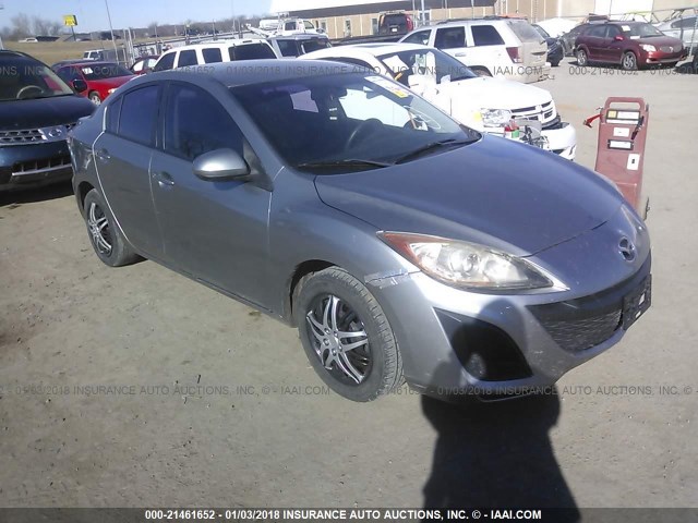 JM1BL1SF7A1284892 - 2010 MAZDA 3 I SILVER photo 1