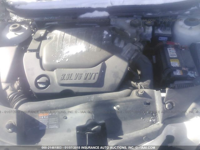 1G1ZE5E75BF100146 - 2011 CHEVROLET MALIBU LTZ 白色 照片 10