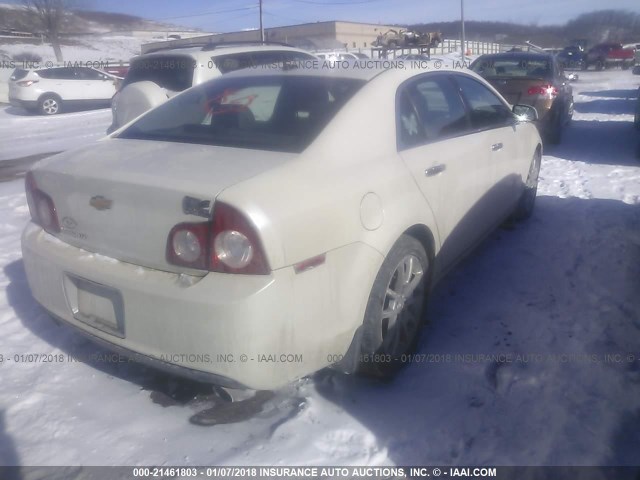 1G1ZE5E75BF100146 - 2011 CHEVROLET MALIBU LTZ 白色 照片 4