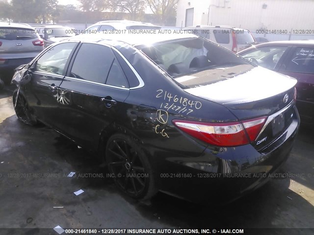 4T1BF1FK5GU514222 - 2016 TOYOTA CAMRY LE/XLE/SE/XSE 黑色 照片 3