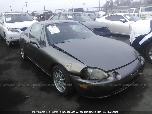 JHMEH6169PS012763 - 1993 HONDA CIVIC DEL SOL SI GRAY photo 1