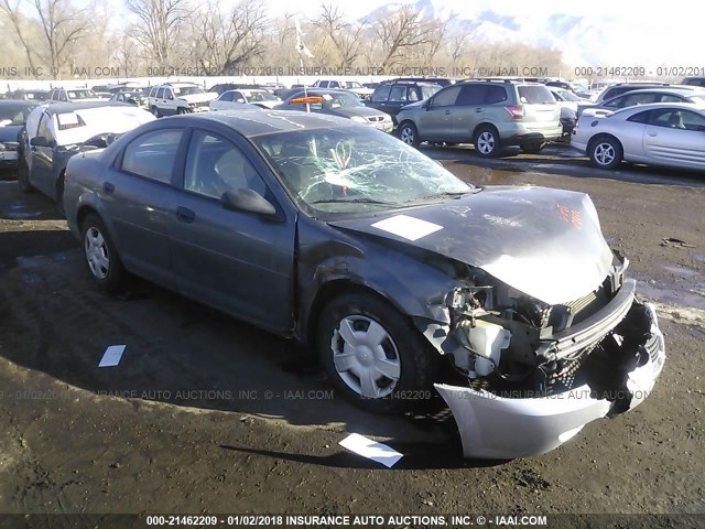 1B3EL36R84N300240 - 2004 DODGE STRATUS SE GRAY photo 1