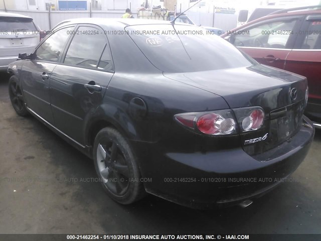 1YVHP80C775M30056 - 2007 MAZDA 6 BLACK photo 3