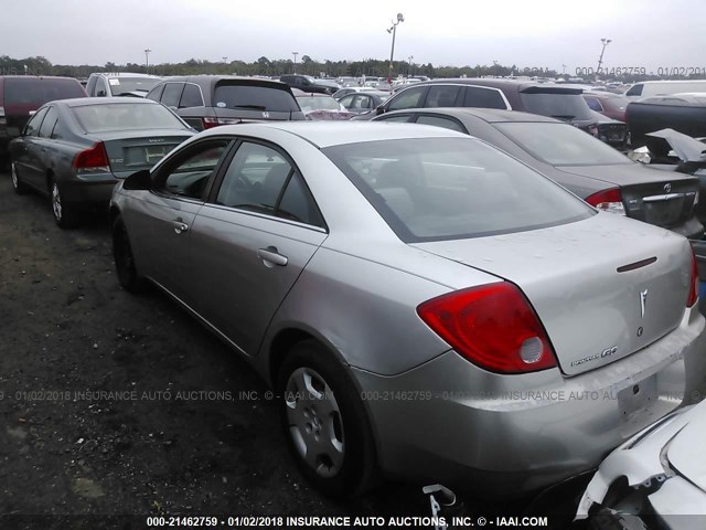 1G2ZF57B884197373 - 2008 PONTIAC G6 VALUE LEADER/BASE SILVER photo 3