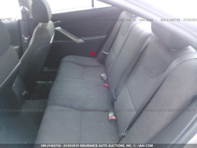 1G2ZF57B884197373 - 2008 PONTIAC G6 VALUE LEADER/BASE SILVER photo 8