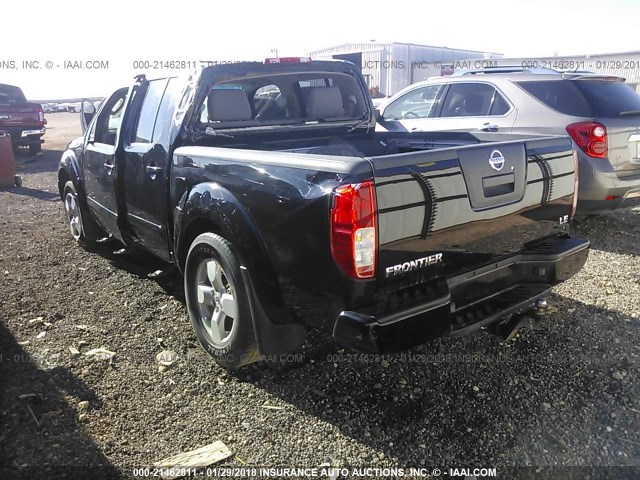 1N6AD07U28C434347 - 2008 NISSAN FRONTIER CREW CAB LE/SE/OFF ROAD BLACK photo 3