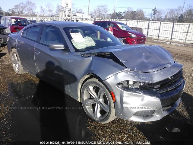 2C3CDXCT2GH352023 - 2016 DODGE CHARGER R/T GRAY photo 1