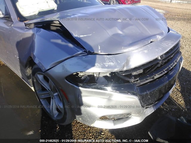 2C3CDXCT2GH352023 - 2016 DODGE CHARGER R/T GRAY photo 6