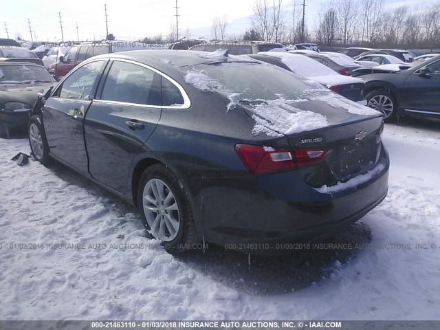 1G1ZE5ST8HF127920 - 2017 CHEVROLET MALIBU LT GRAY photo 3