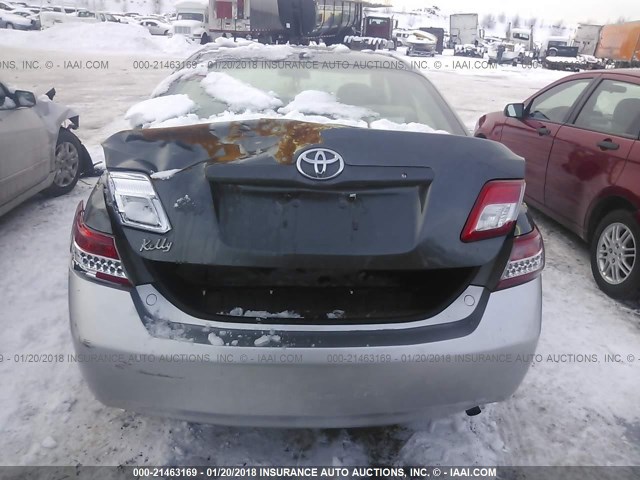 4T4BF3EK8AR015456 - 2010 TOYOTA CAMRY SE/LE/XLE GRAY photo 6
