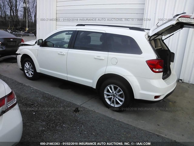 3C4PDCBG7GT175180 - 2016 DODGE JOURNEY SXT WHITE photo 3