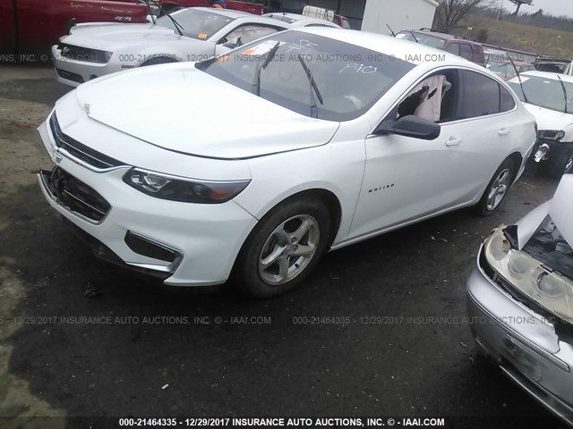 1G1ZB5ST8GF355195 - 2016 CHEVROLET MALIBU LS თეთრი ფოტო 2