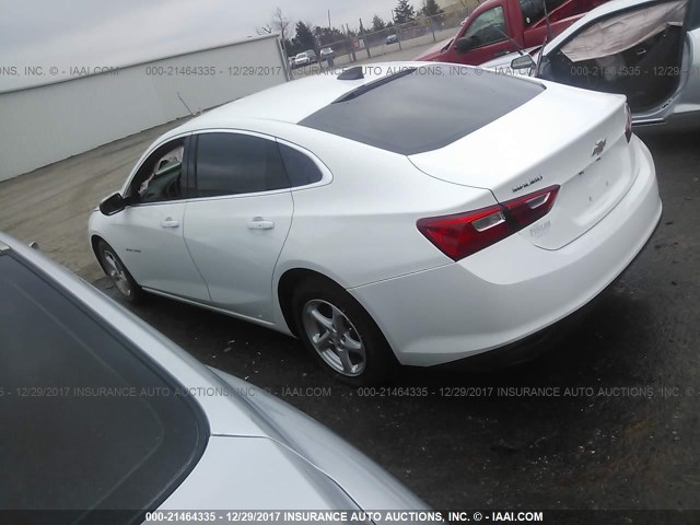1G1ZB5ST8GF355195 - 2016 CHEVROLET MALIBU LS თეთრი ფოტო 3