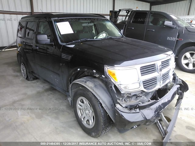 1D4PT2GK9BW500136 - 2011 DODGE NITRO SE BLACK photo 1