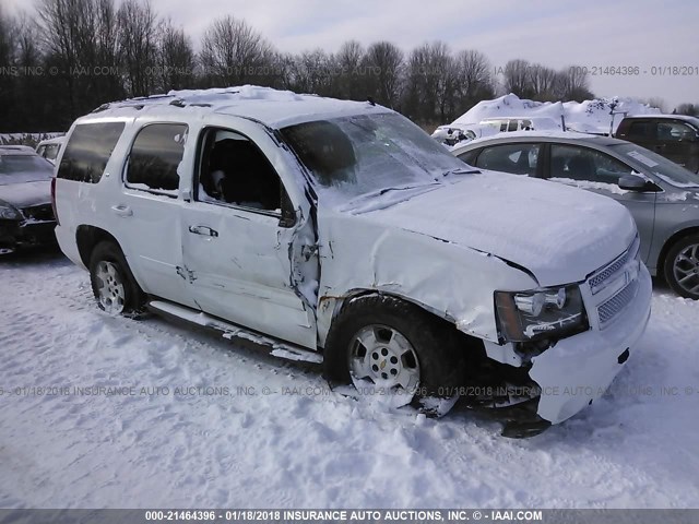 1GNUKBE00AR146452 - 2010 CHEVROLET TAHOE K1500 LT WHITE photo 1