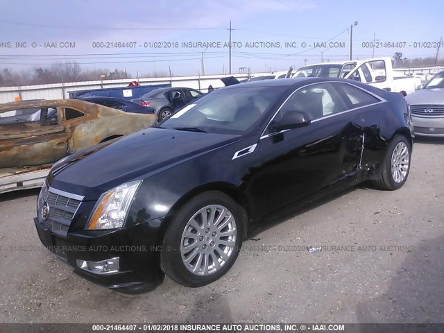 1G6DS1ED2B0112737 - 2011 CADILLAC CTS PREMIUM COLLECTION BLACK photo 2