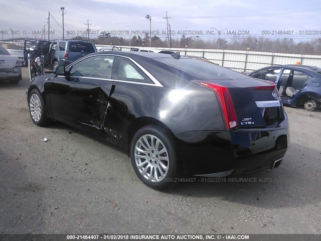 1G6DS1ED2B0112737 - 2011 CADILLAC CTS PREMIUM COLLECTION BLACK photo 3