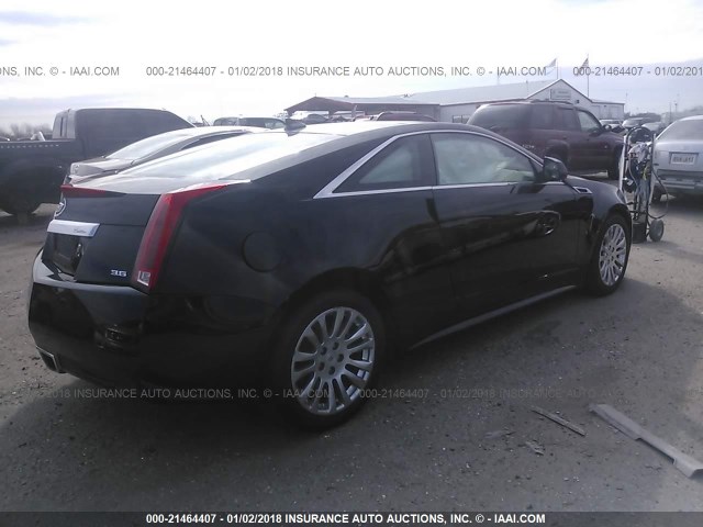 1G6DS1ED2B0112737 - 2011 CADILLAC CTS PREMIUM COLLECTION BLACK photo 4