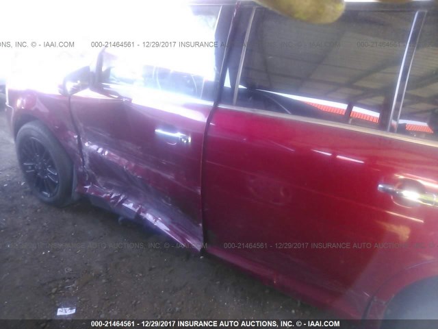 2FMDK52C49BA03796 - 2009 FORD FLEX SEL RED photo 6