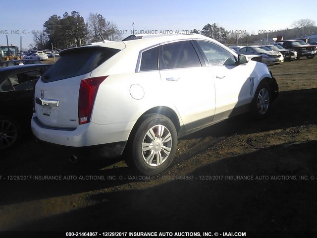 3GYFNAE33CS555634 - 2012 CADILLAC SRX LUXURY COLLECTION WHITE photo 4